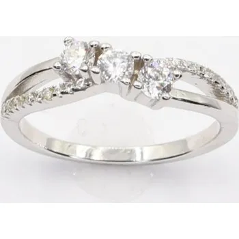 Prsten Stříbrný prsten s kamenem