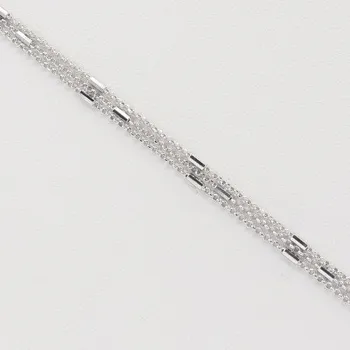 Náramek Stříbrný náramek na nohu