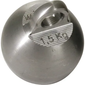 Komín Koule ocelová s očkem - 1,5 kg