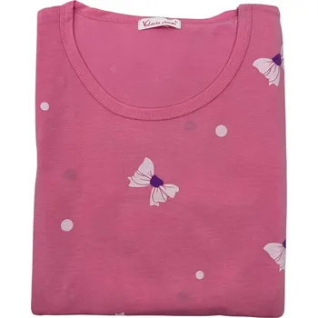 Dámské pyžamo Dámské pyžamo s dlouhým rukávem GITA Barva: Růžová, Velikost: L