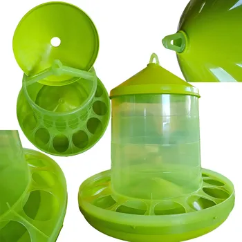 Krmítko pro ptáka KRMÍTKO ZÁSOBNÍKOVÉ PRO SLEPICE HUSY KACHNY DRŮBEŽ 12 KG VELKÉ KORYTO