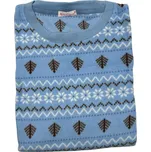 Valerie Dream Dámské flanelové pyžamo s dlouhým rukávem PIRA Barva: Modrá, Velikost: XL