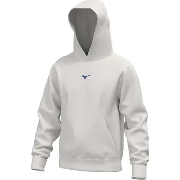 Pánská mikina Pánská sportovní mikina Mizuno Athletics Hoodie(M) / Snow White Velikost: XXL