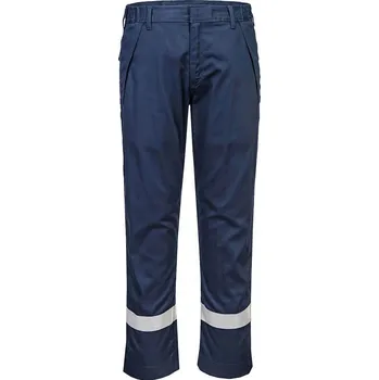 Pracovní obuv PortWest | FR kalhoty odolné proti chemikáliím - Navy / 40 / 40 / modrá