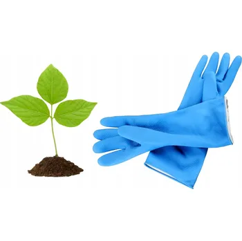 Pracovní rukavice DOMÁCÍ RUKAVICE Z PŘÍRODNÍHO LATEXU RAVI M 1 pár