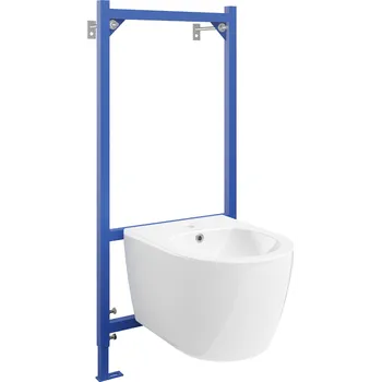 Klozet Mexen vestavěná bidetová sada rám Fenix B s bidetem Carmen, bílá - 69935884900 Podomítkové bidetové sady