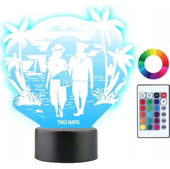 Lampička Plexido vícebarevná Noční lampa