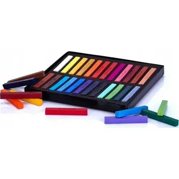 Pastelka SUCHÉ ŠKOLNÍ PASTELKY PASTELKY MĚKKÉ PASTELOVÉ 12 BAREV