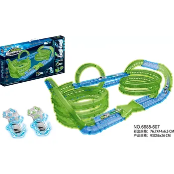 autodráha RKToys Závodní dráha svítící ve tmě 83 dílků