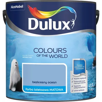 barva na zeď Barva barva Dulux 2,5 l Nekonečný Ocean mat