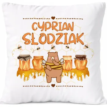 Polštář Dárek Polštář pro Adama, syna, dítě s potiskem