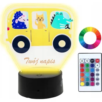 Lampička Plexido vícebarevná Noční lampa