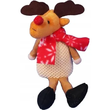 Vánoční dekorace Vánoční ozdoba figurka SOB 22 cm DEKORACE PLYŠÁK