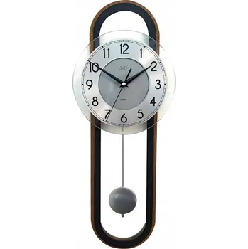 Hodiny TICHÉ DŘEVĚNÉ ELEGANTNÍ HODINY S KYVADLEM JVD NS22010.78 22x60 cm