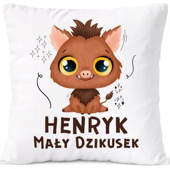 Polštář Dárek Polštář pro Adama, syna, dítě s potiskem