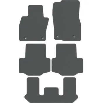 autokoberec Kobercové rohožky Edecor velurové 5 ks