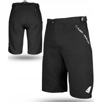 Cyklistické kalhoty UFO Cyklistické KRAŤASY MTB / E-BIKE TERRAIN SV1 Kalhoty ČERNÉ Velikost XL