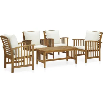 Zahradní lavice zahrada-XL 5dílná zahradní sedací souprava s poduškami masivní akácie 3057978