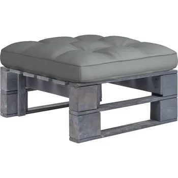 Zahradní pohovka zahrada-XL Zahradní taburet z palet šedě impregnované borové dřevo 3066411