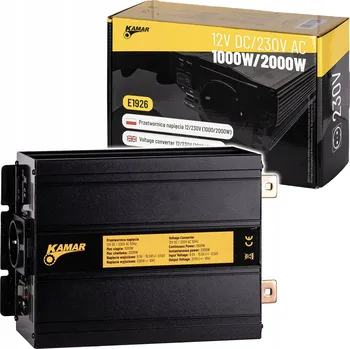 Měnič napětí Měnič Napětí automobilová (invertor) | 12V/230V 1000W MAX. VÝKON 2000W