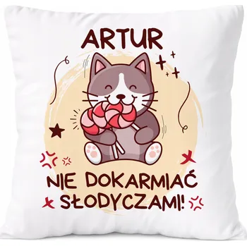 Polštář Polštář Dárek pro Adama Syna dítěte s potiskem s fotografií