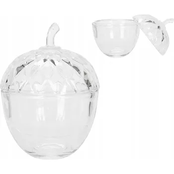 Dóza na potraviny NÁDOBA ZAVAŘOVACÍ SKLENICE ŽALUD NA KOŘENÍ KÁVA ČAJ POTRAVINY S VÍČKEM