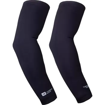 Cyklistické návleky návleky na ruce FORCE RUSH, lepené, černé XS-S