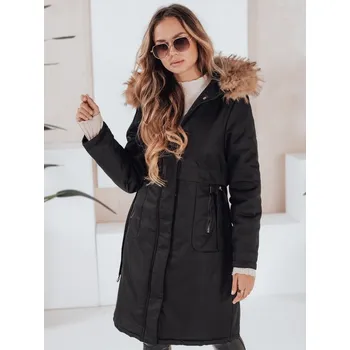 Dámský kabát Dámská parka DSTREET ČERNÁ S