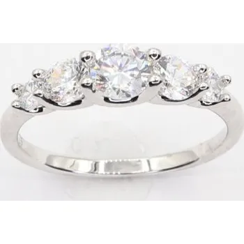 Prsten Stříbrný prsten s kamenem