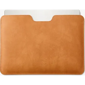 Pouzdro na mobilní telefon BALTAN ELEGANTNÍ KOŽENÉ POUZDRO PRO MacBook Air 13 M4, HNĚDÉ