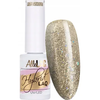 Lak na nehty AlleLac Hybridní lak 5 ml It Girl! Collection Č. 158 Zlaté Holo Třpytky