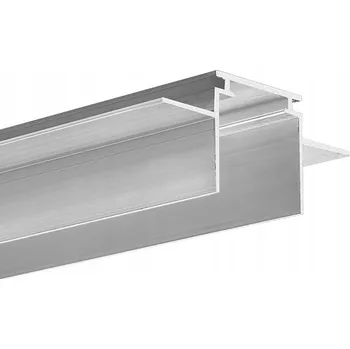 LED osvětlení Hliníkový LED profil KLUŚ TEKUS – surový, 1 m