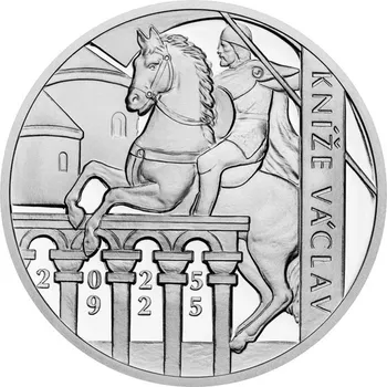 Česká mincovna Začátek vlády knížete Václava proof stříbrná mince 31,1 g