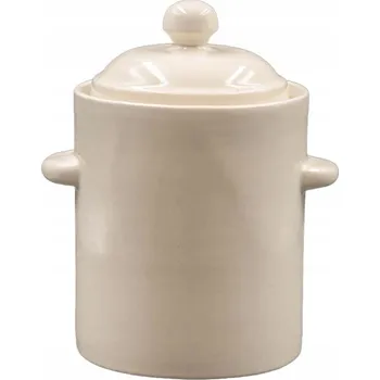 Hrnec Hrnec hrnec k nakládání a nakládání, vzduchotěsný, 5l, krémová kamenina
