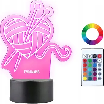 Lampička Noční lampa Plexido vícebarevná