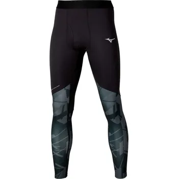 Pánské termoprádlo Pánské termo legíny Mizuno Virtual Body G5 Long Tights(M) / Black Velikost: XL