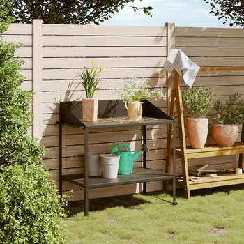 Stojan na květiny vidaXL Stojan na rostliny antracitový 100x54,5x100 cm pozinkovaná ocel