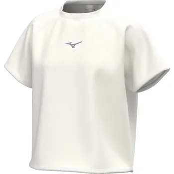 Dámské tričko Dámské sportovní tričko Mizuno Athletics Graphic T-shirt(W) / Snow White Velikost: L