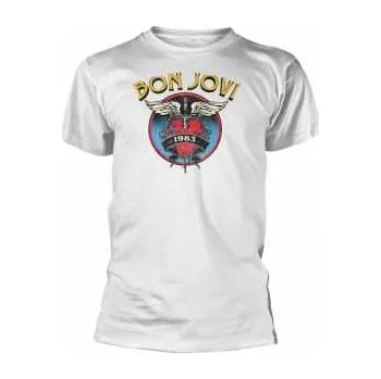 Pánská móda Merch Bon Jovi: Tričko Heart '83 XL 2021