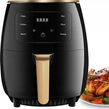 fritéza HORKOVZDUŠNÁ FRITÉZA 6L AIR FRYER 2400W KOVOVÝ VNITŘEK DISPLEJ