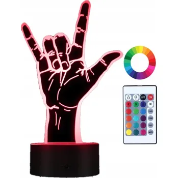 Lampička Noční lampa Plexido vícebarevná