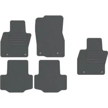 autokoberec Kobercové rohožky Edecor velurové 5 ks