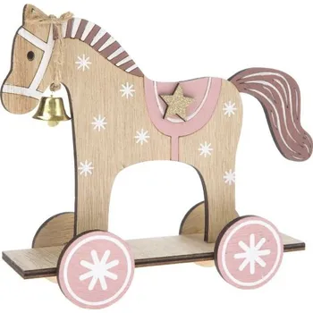 Casa de Engel Dřevěný koník na kolečkách 36/72