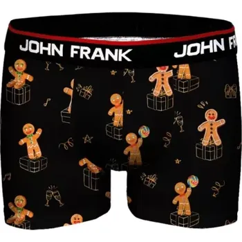 Boxerky JFBD47 - pánské boxerky John Frank, L, černá