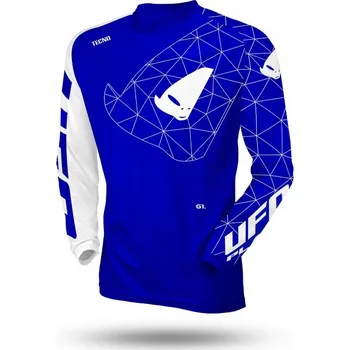 Moto bunda UFO TRIČKO TECNO JERSEY CROSS MODRÉ XXL