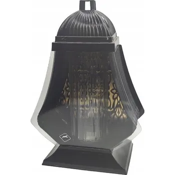 Svíčka HŘBITOVNÍ SVÍČKA KAPLIČKA LAMPION HS / ZLATÝ ORNAMENT 1 KUS