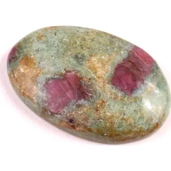 Přírodní kámen Kabošon Rubín ve Fuchsitu č.6669 (31x20x6mm)