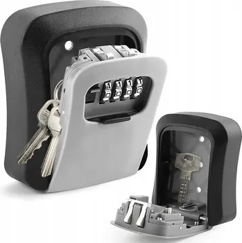 Trezor Ocelová schránka na klíče s kódem pro ukládání, silná schránka na kód