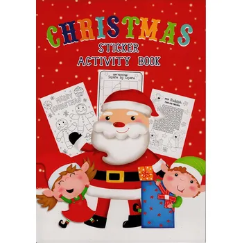 omalovánky VELKÁ VÁNOČNÍ OMALOVÁNKA S MIKULÁŠEM A NÁLEPKAMI - DÁREK K MIKULÁŠI