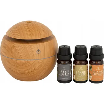 Zvlhčovač vzduchu DIFUZÉR ÉTERICKÝCH OLEJŮ ZVLHČOVAČ VZDUCHU + 3 OLEJE USB